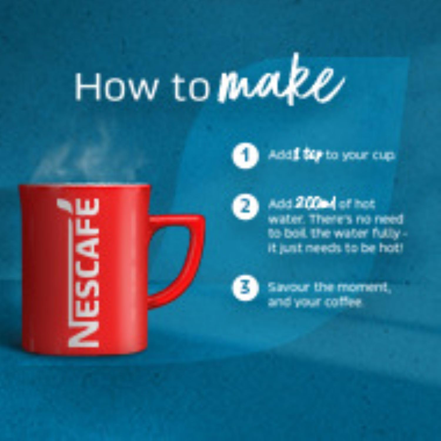 NESCAFÉ Original Decaf Instant Coffee 190g - Rich Aroma, Full and Bold Flavor 2