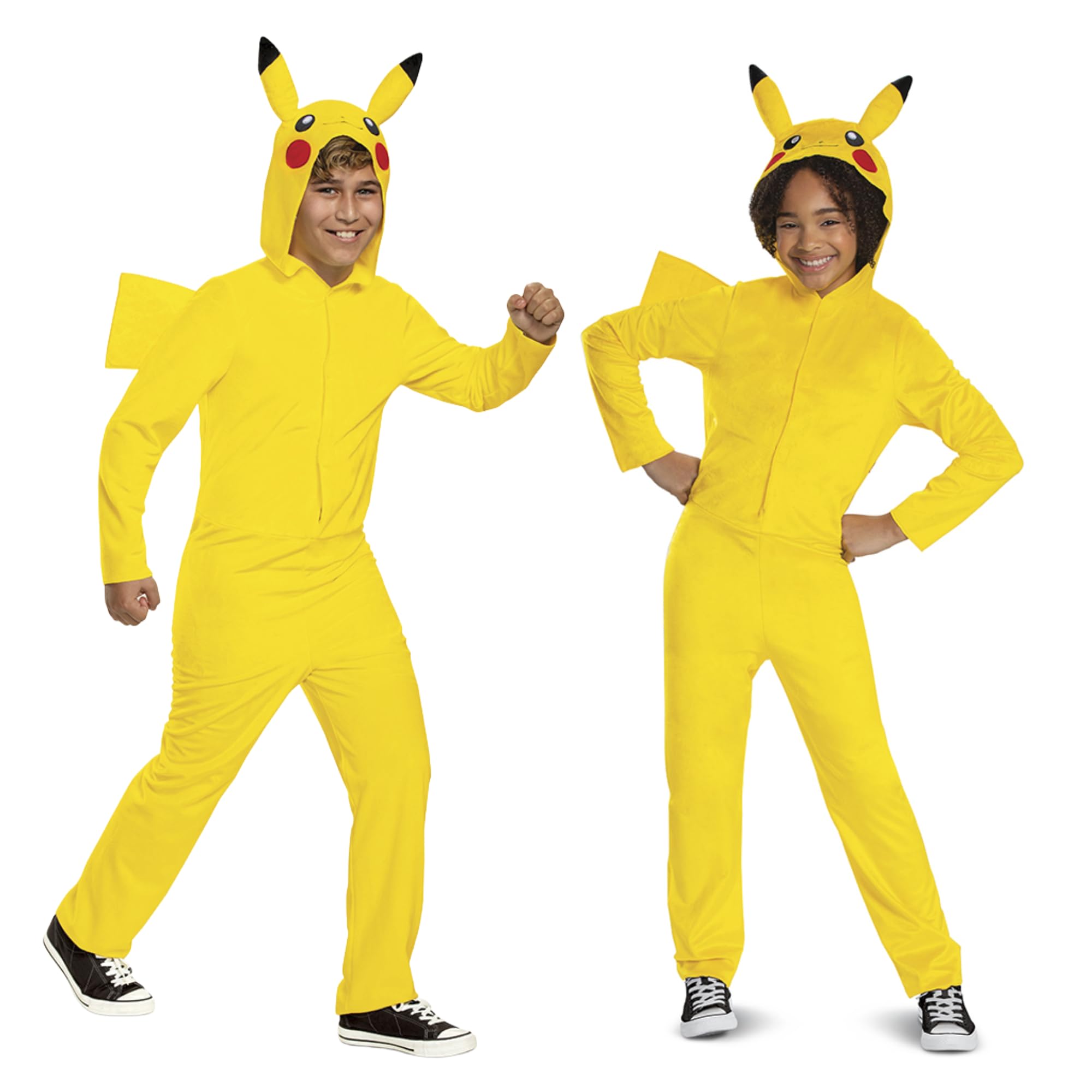 Pokémon Pikachu Jumpsuit for Kids - Officially Licensed by Disguise | Size 14-16 Years 2