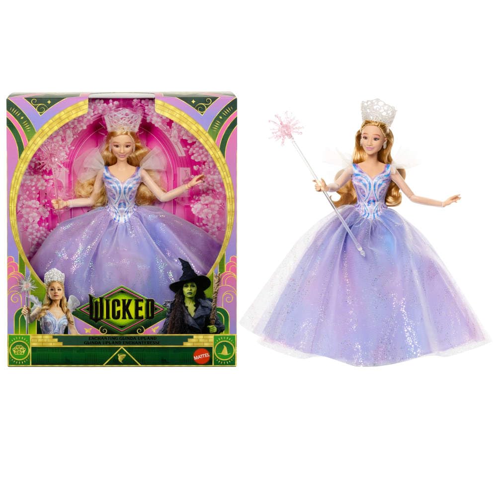 Mattel Wicked: For Good Deluxe Glinda Fashion Doll - 11-Point Articulation, Movie-Accurate Design 9