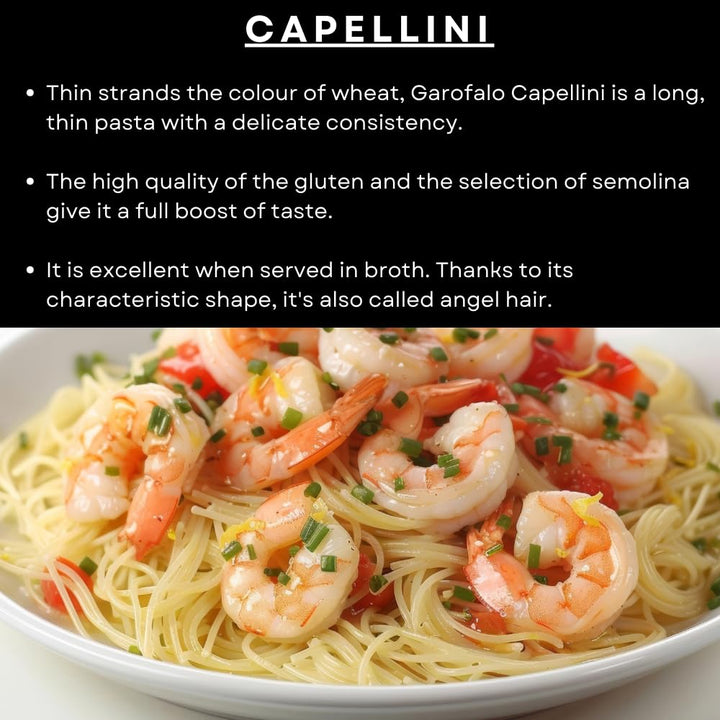 Garofalo Angel Hair Capellini Italian Dried Pasta, 500g