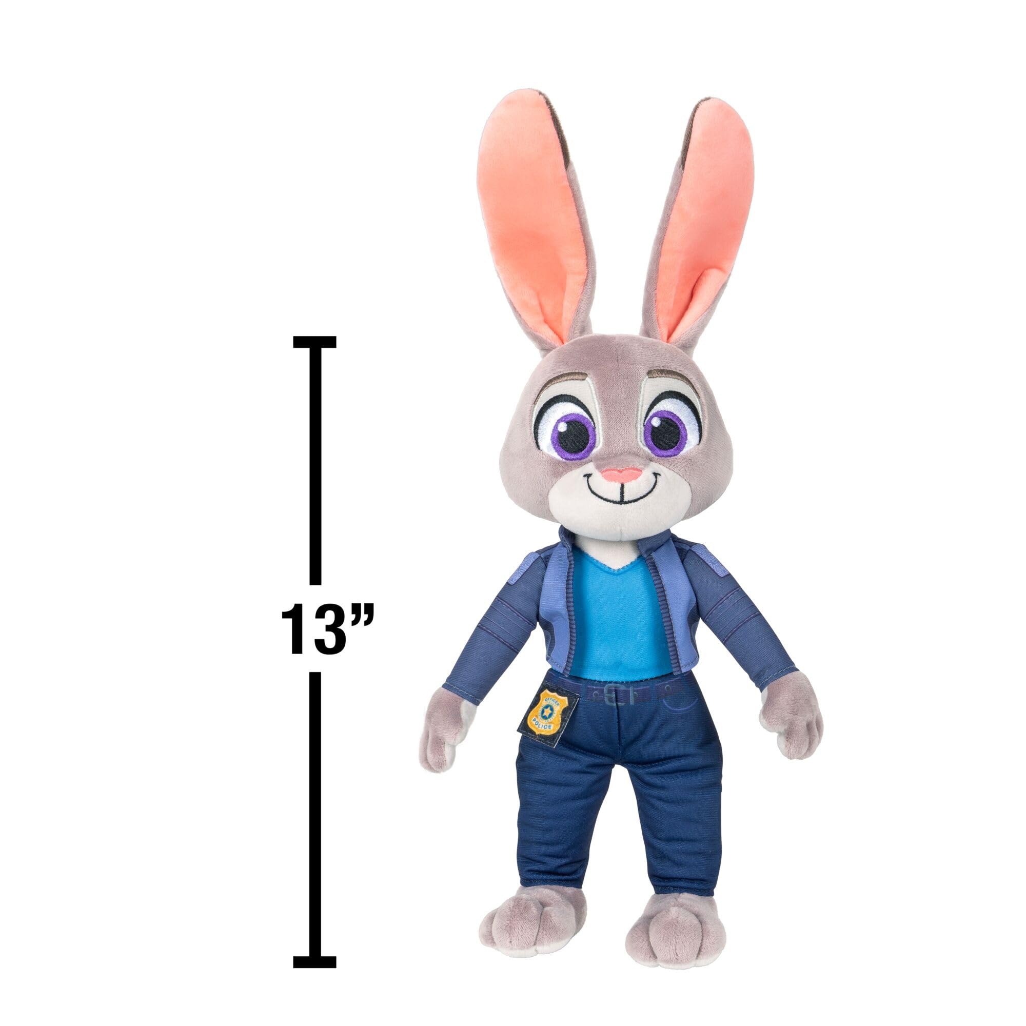 Disney's Zootropolis 2 14" Feature Plush Judy Hopps - 10+ Sounds and Phrases 14