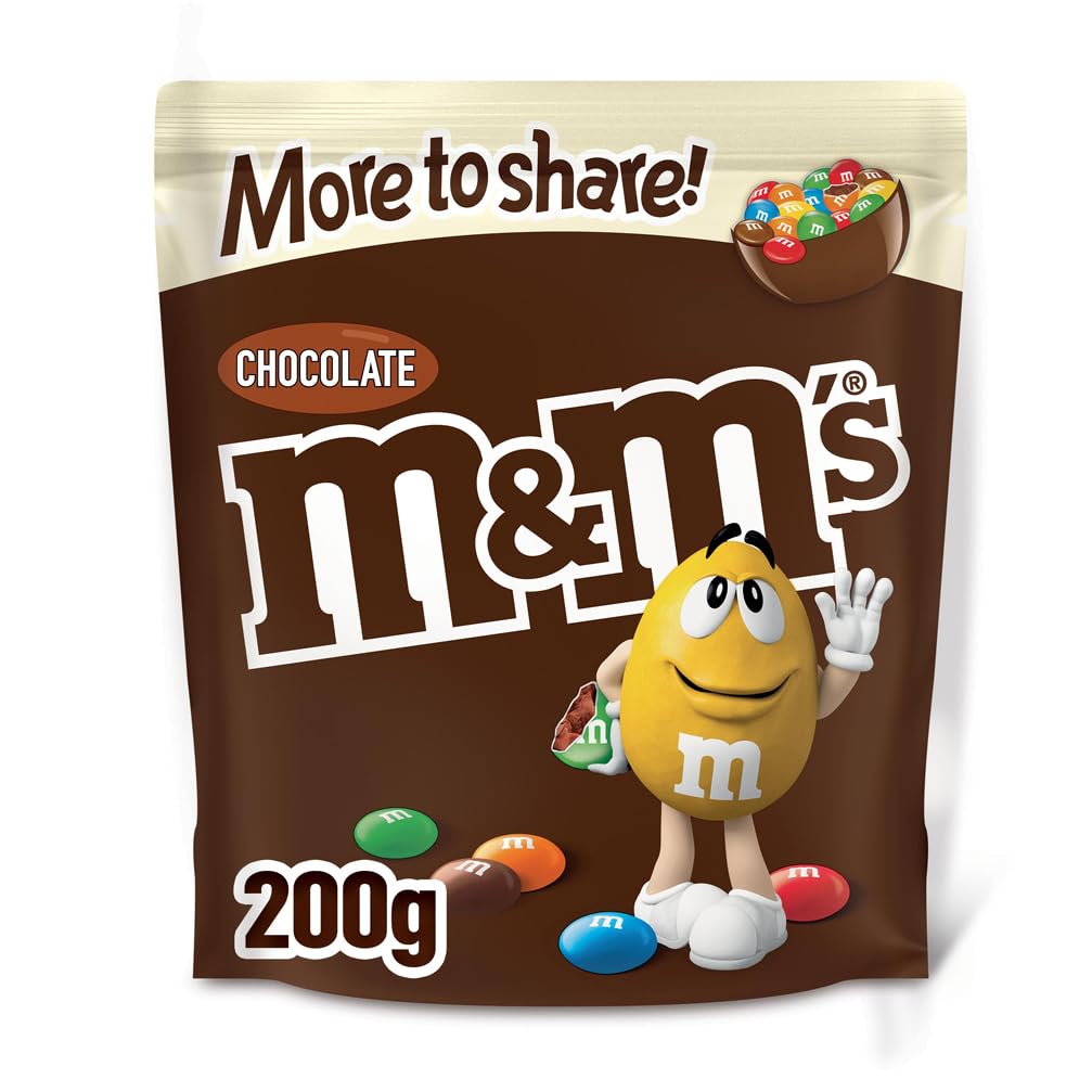 M&M's Milk Chocolate More to Share Pouch - 200g Resealable Bag