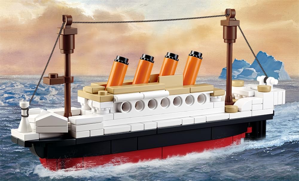 Sluban M38-B0576 Titanic Building Bricks Set - 194 Pieces | Compatible with Major Brands