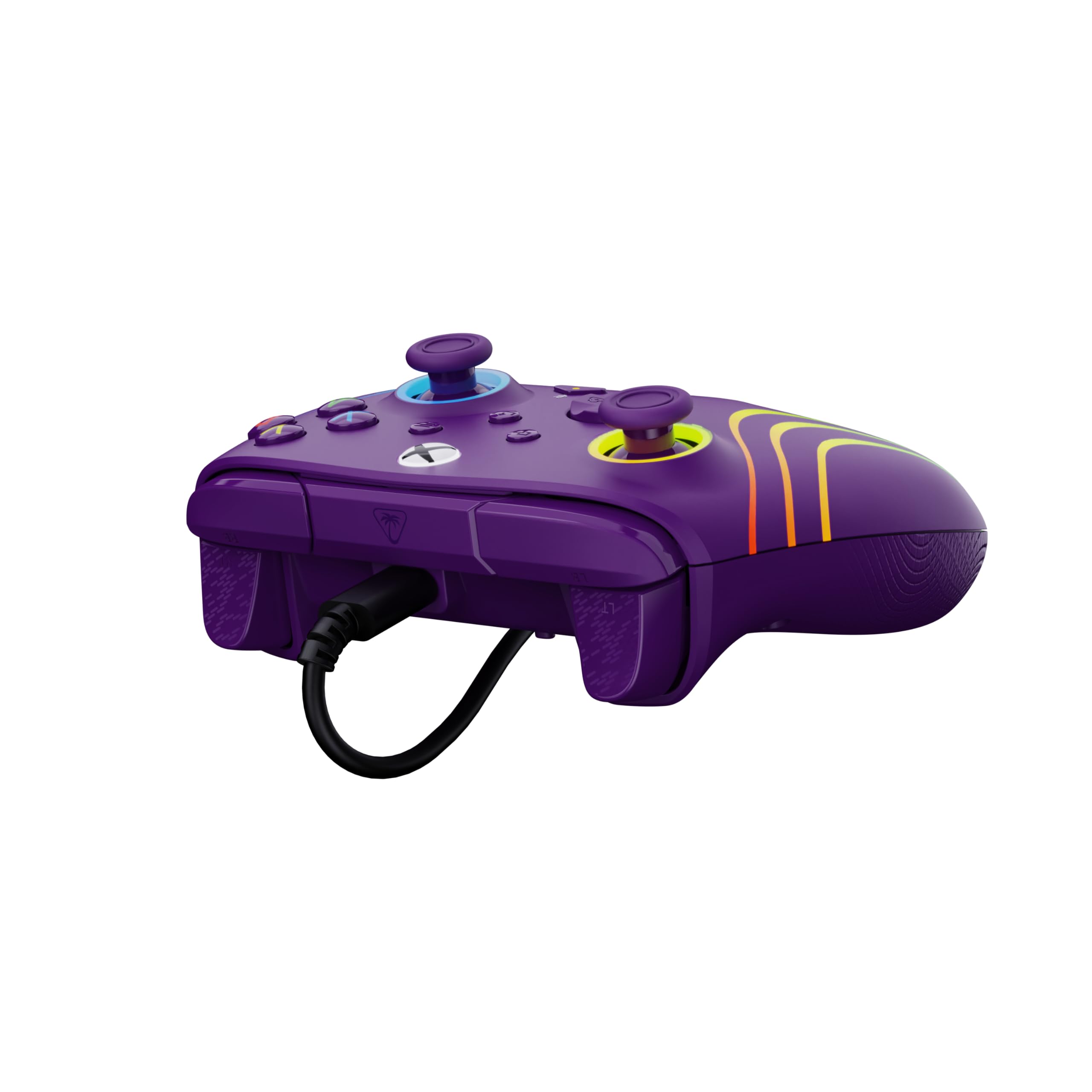 Turtle Beach Afterglow Wave Purple Wired RGB Gaming Controller for Xbox & PC 4