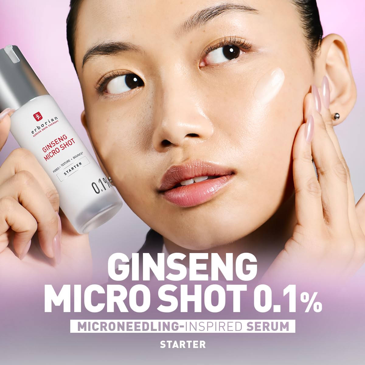 Erborian Ginseng Micro Shot Serum - Smoothening & Pore Treatment | 0.1% Concentration | 10 ml