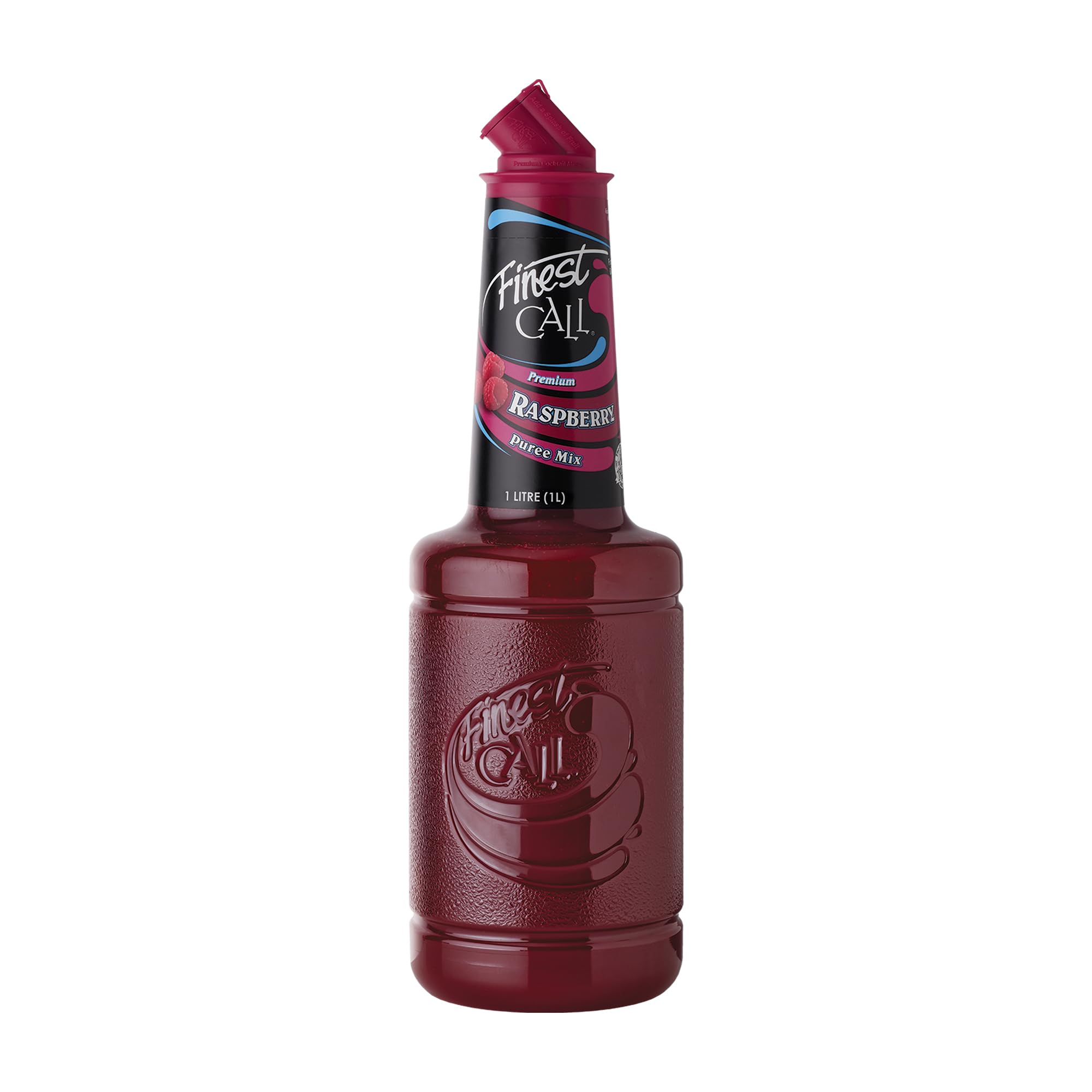 Finest Call Raspberry Puree - Real Fruit Cocktail Mixer | 1 Litre Bottle 1