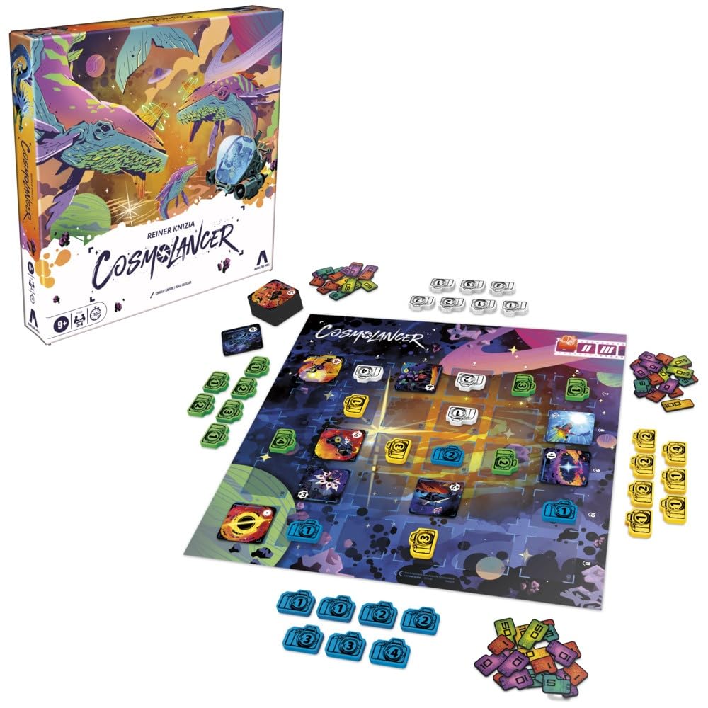 Hasbro Gaming Cosmolancer Strategy Board Game | Tile Placement | 2-4 Players | Ages 9+ 3