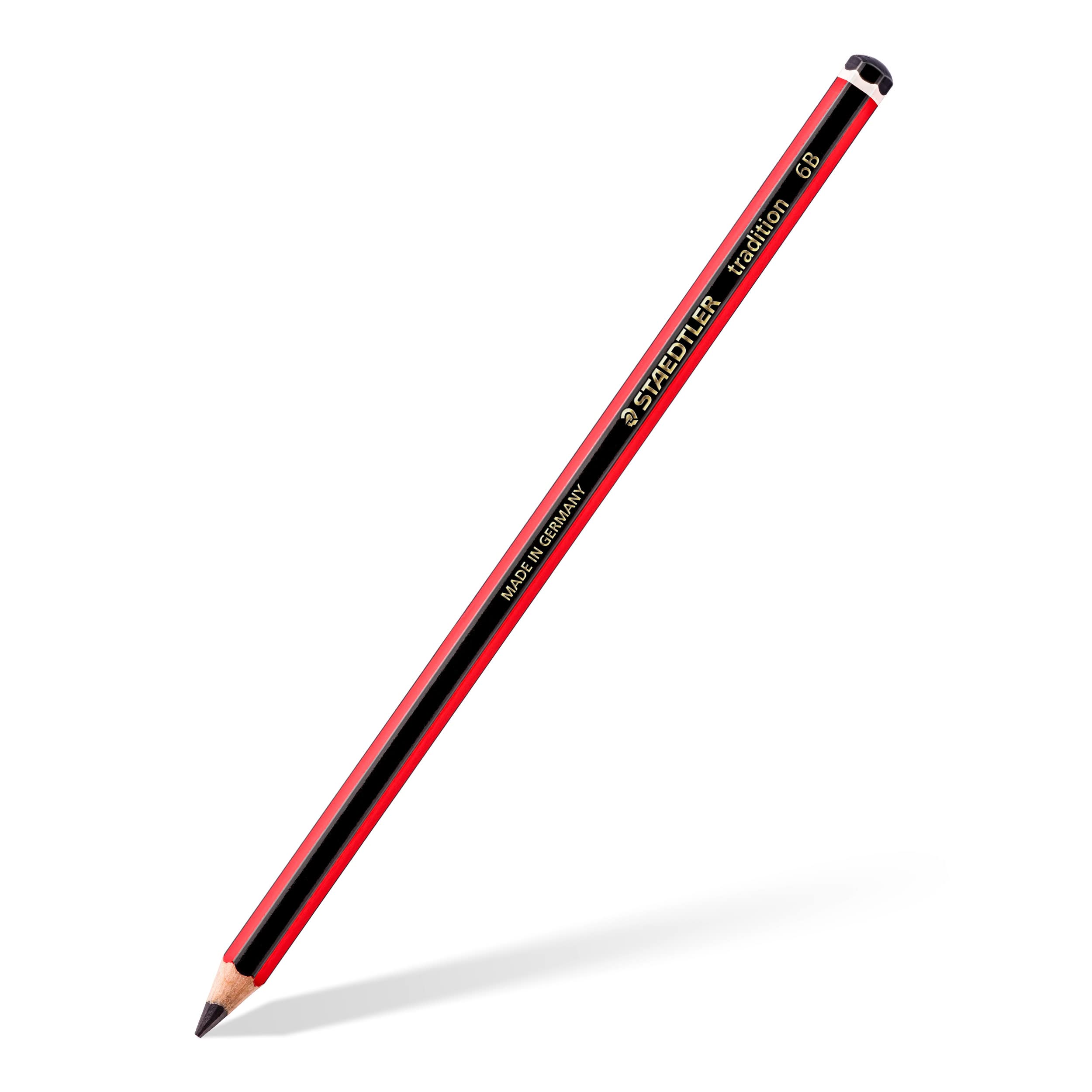 STAEDTLER 110-6B Tradition Graphite Pencil - 6B Hardness | Box of 12 | Blendable 2