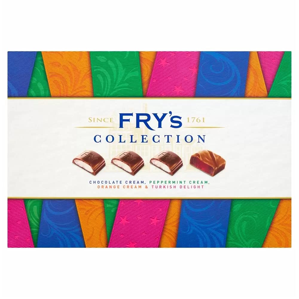 Fry's Collection Chocolate Selection Box 249g - Assorted Cream & Turkish Delight Bars 4