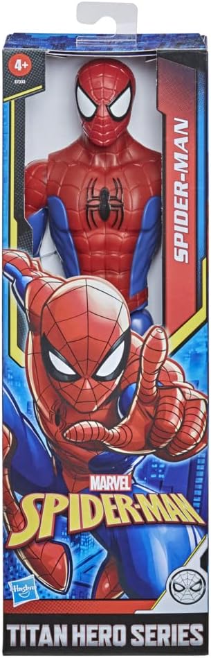 Spider-Man Action Figure - 30 cm Titan Hero Series, Marvel Comics-Inspired Super Hero Toy
