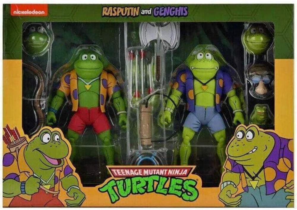 NECA Teenage Mutant Ninja Turtles Punk Frogs - Genghis & Rasputin Action Figure 2-Pack (54173)