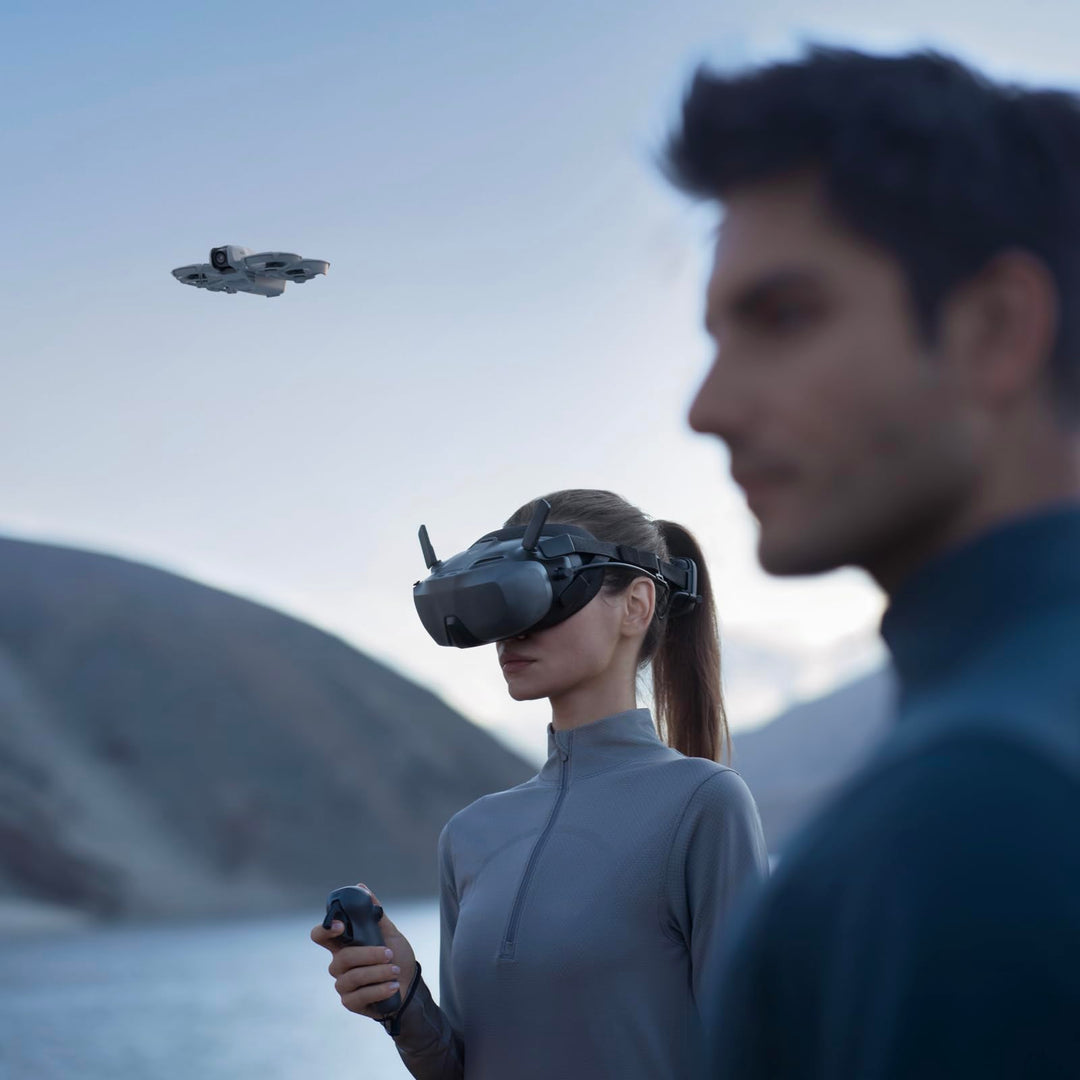 DJI Neo Motion Fly More Combo - 135g Mini Drone with 4K UHD Camera, Subject Tracking, Palm Takeoff, 3 Batteries & RC Motion 3