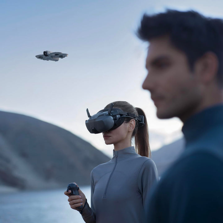 DJI Neo Motion Fly More Combo - 135g Mini Drone with 4K UHD Camera, Subject Tracking, Palm Takeoff, 3 Batteries & RC Motion 3
