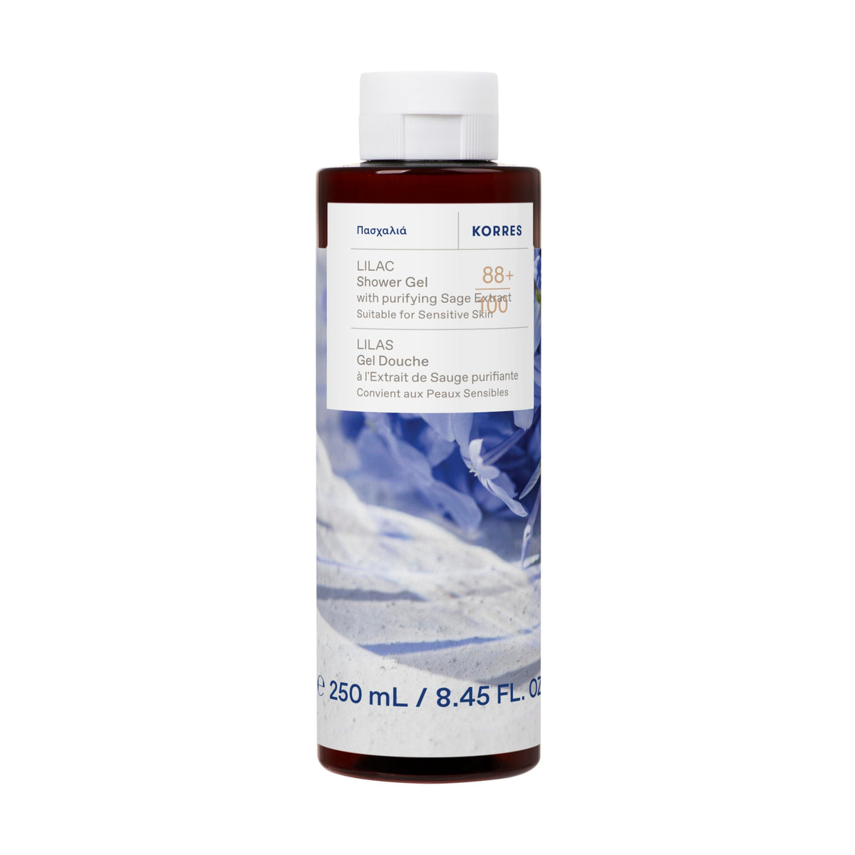 KORRES Lilac Shower Gel with Sage Extract - 250 ml