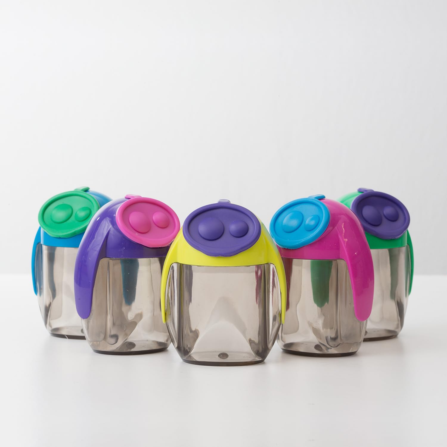 Kores Double Hole Pencil Sharpener with Container | German Steel Blades | Assorted Colors
