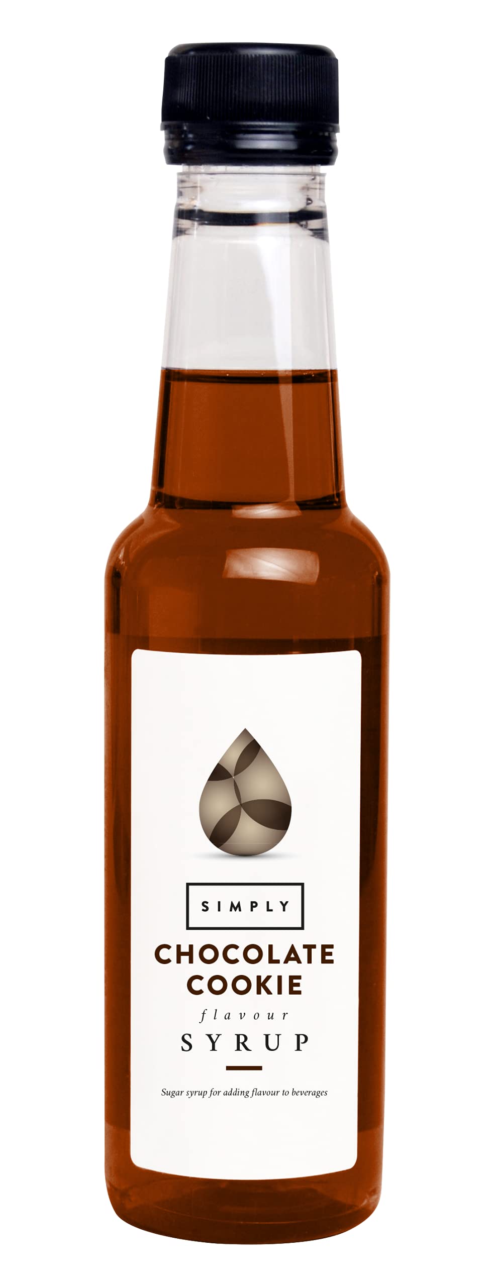 Simply Chocolate Cookie Syrup - Vegan, Nut Free Flavoured Syrup for Coffee & Baking | 250 ml 1