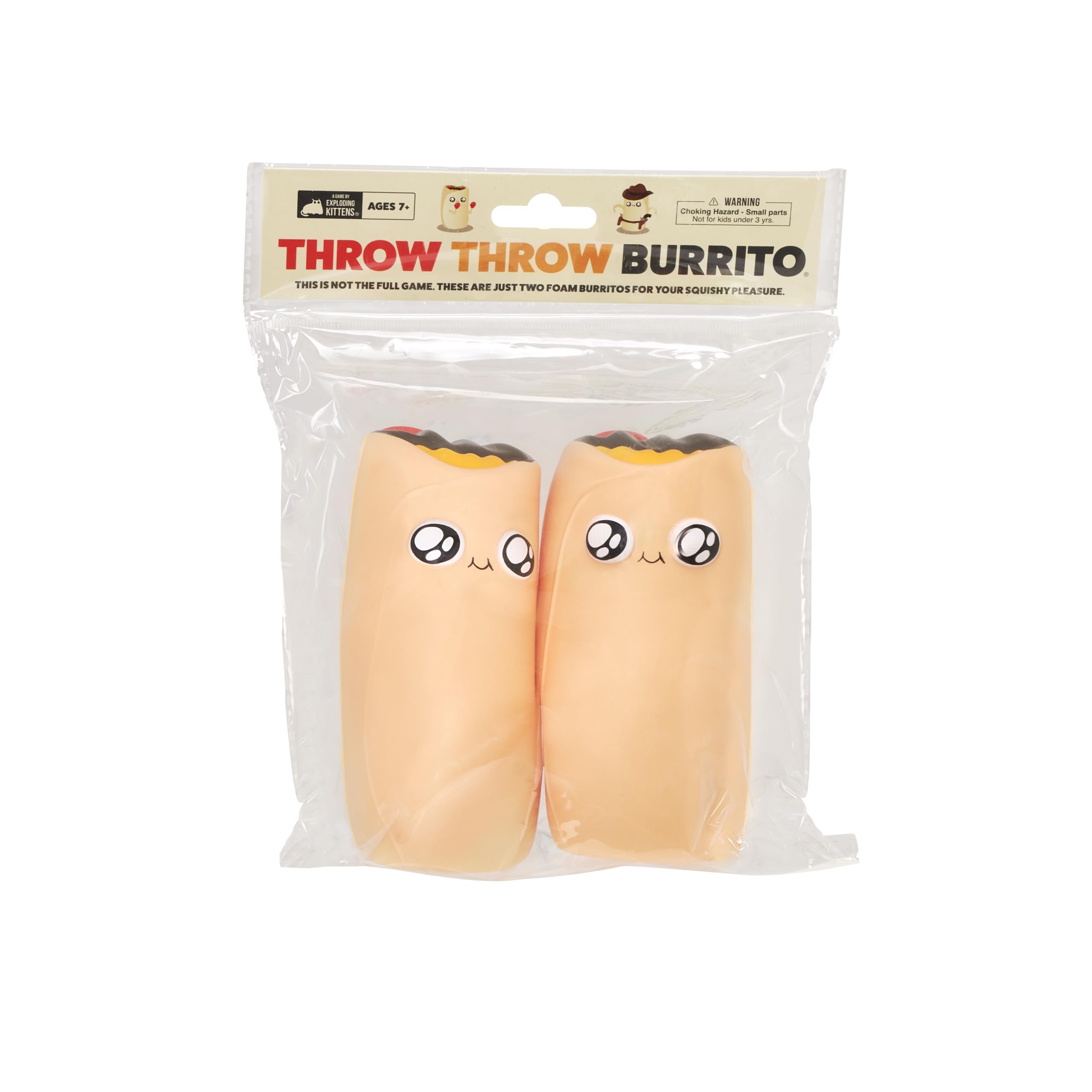 Exploding Kittens Double Burrito Replacement Pack - 2-Pack Accessory for Throw Throw Burrito
