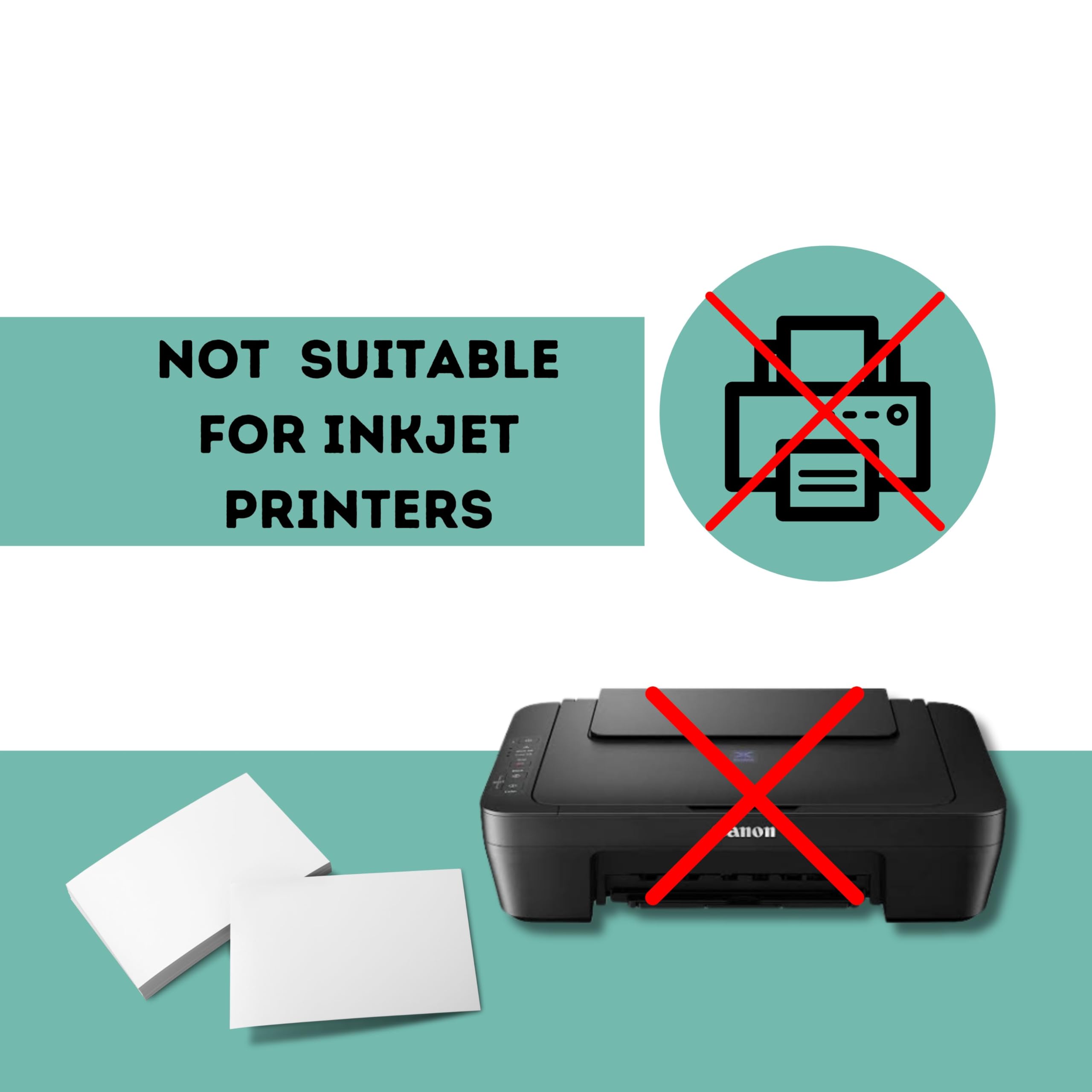 Double Dragon Blank White PVC ID Cards - 100 Pack, CR80 30 Mil, Compatible with Zebra/Fargo Printers