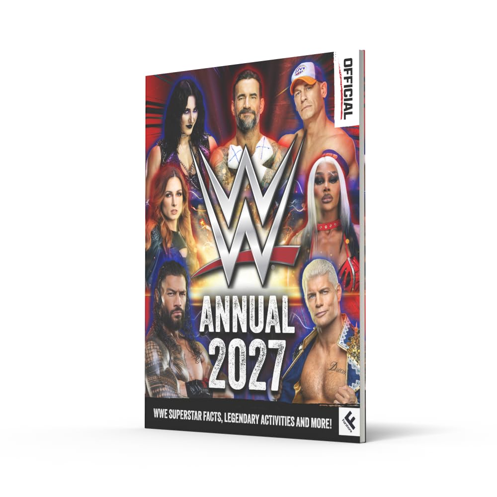 WWE Annual 2027 - Hardcover Book, 72 Pages, Ages 7–12