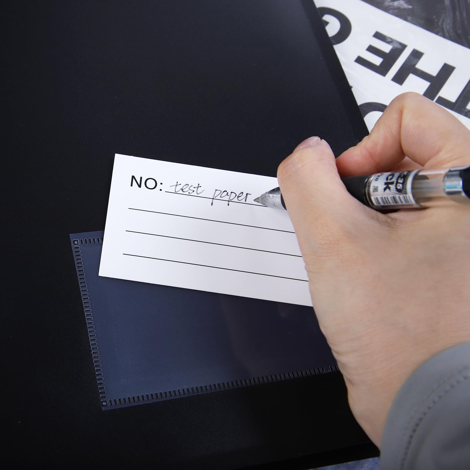 NORTHERN BROTHERS A4 Presentation Folder - 110 Pockets, Black Plastic Display Book | Holds 220 Sheets 5