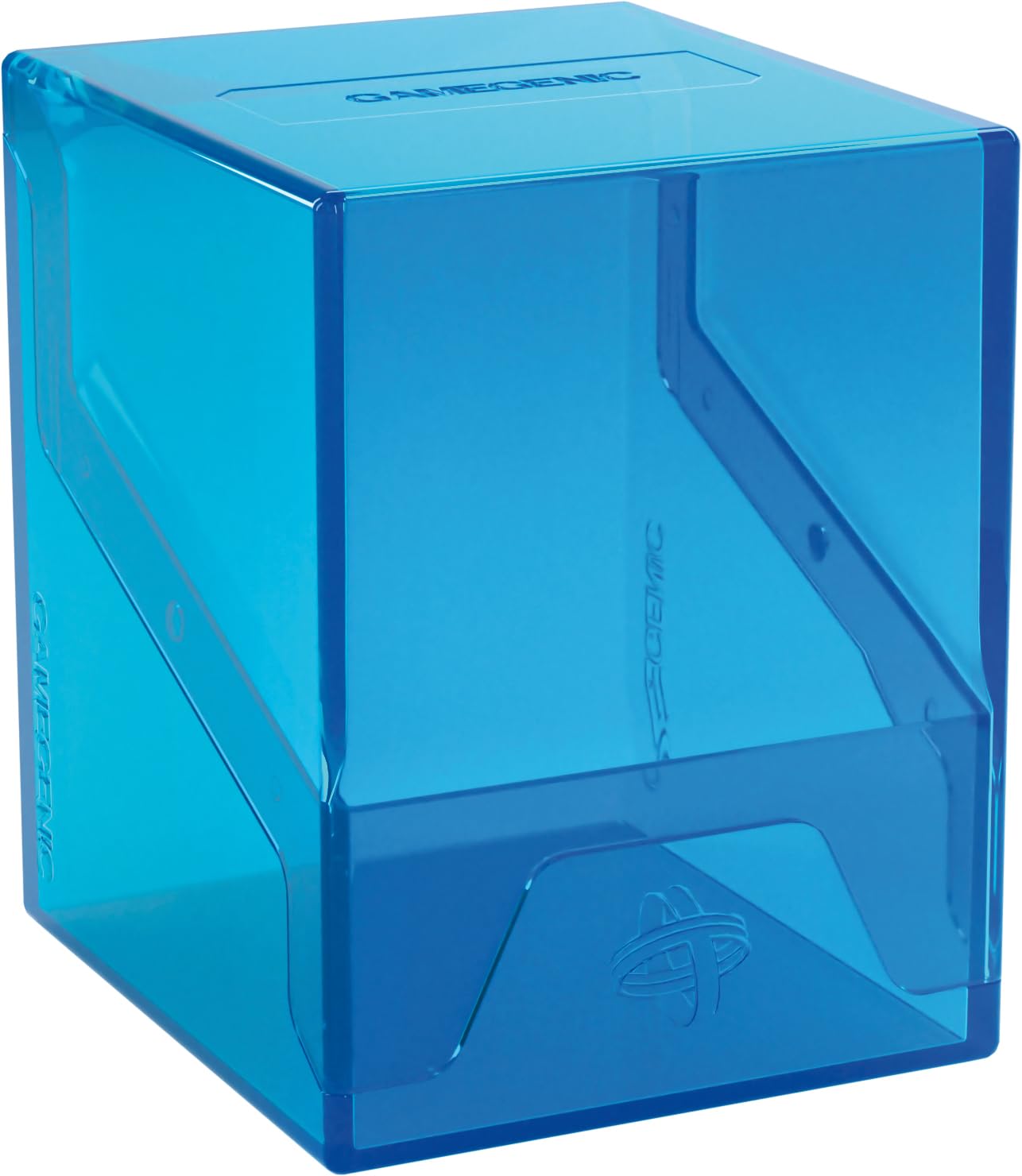 Gamegenic Bastion 100+ XL Deck Box - Blue | Holds 100+ Double-Sleeved Cards | Lockable 1