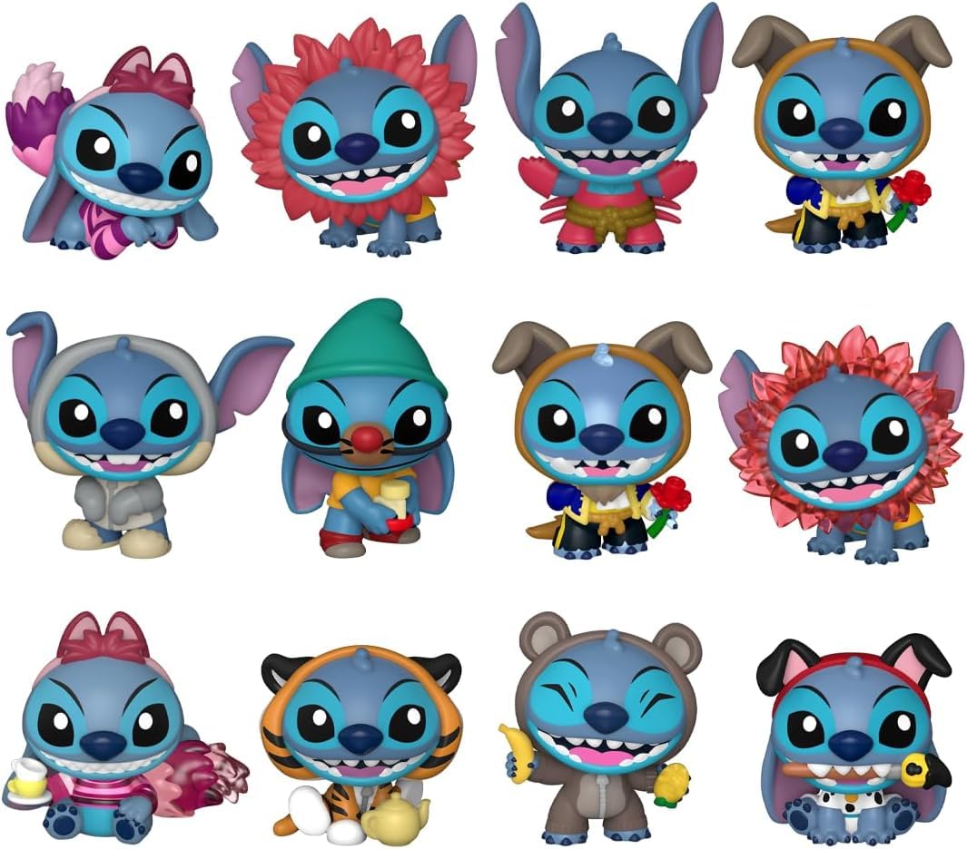 Funko Mystery Mini - Disney Stitch In Costume Vinyl Figure | 3.4 Inches | Multicolor