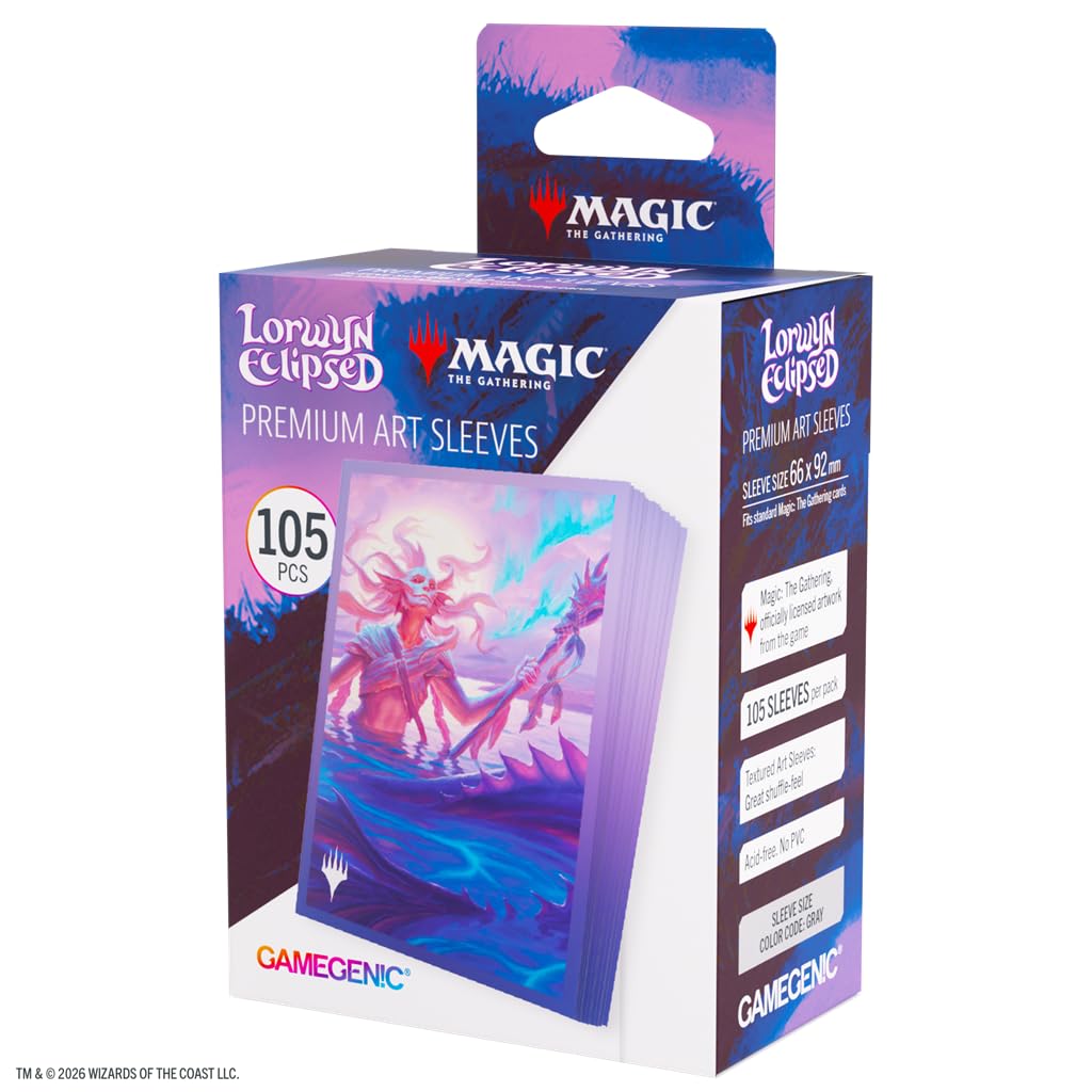 Gamegenic MTG Lorwyn Eclipsed Sleeves Eclipsed Merrow | 105 Count | Multicoloured Plastic 1