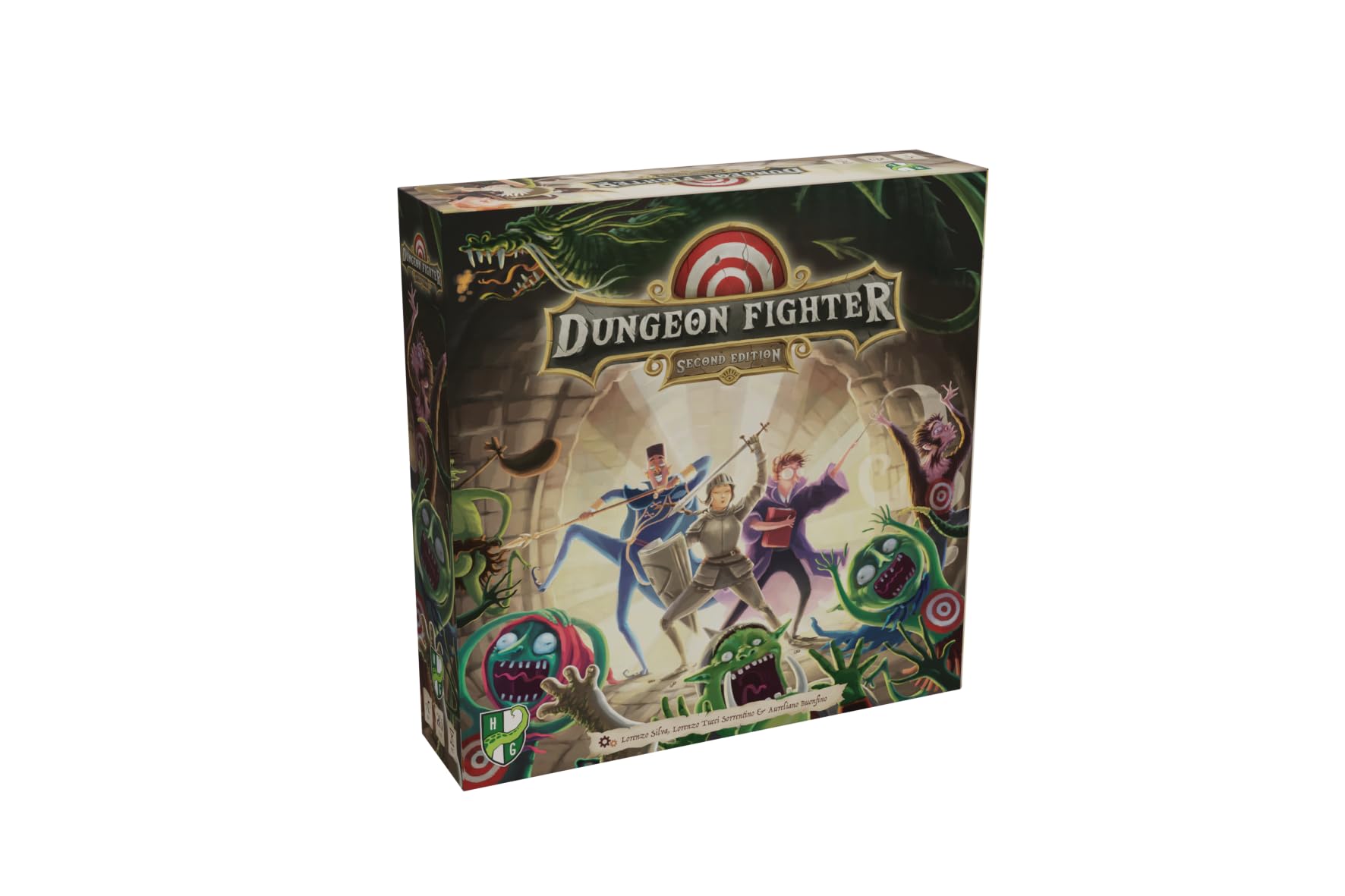 Dungeon Fighter (Second Edition) Board Game - Fantasy Dungeon-Crawling Adventure with Custom Dice 1
