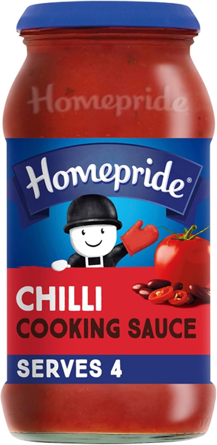 Homepride Chilli Cooking Sauce - Versatile Savoury Base | 485g Jar