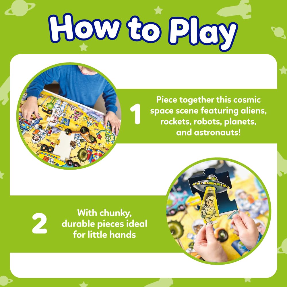 Orchard Toys Outer Space Jigsaw Puzzle - 50 Pieces Floor Puzzle for Ages 4+ | Includes Poster 4