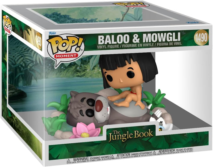 Funko Pop! Animation The Jungle Book - Baloo Bear & Mowgli Vinyl Figure (Pop! Moment)