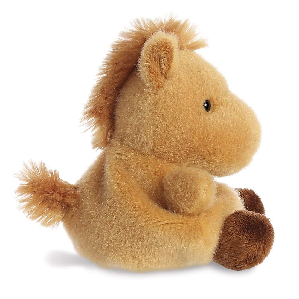 AURORA Palm Pals Gallop Horse - 5 Inch Pocket-Size Stuffed Animal | Brown Plush Toy | Suitable from Birth 3