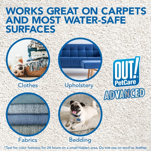 OUT! Pet Stain & Odour Remover - 750ml Bottle | Pro-Bacteria & Enzyme Formula | Vanilla Scent 4