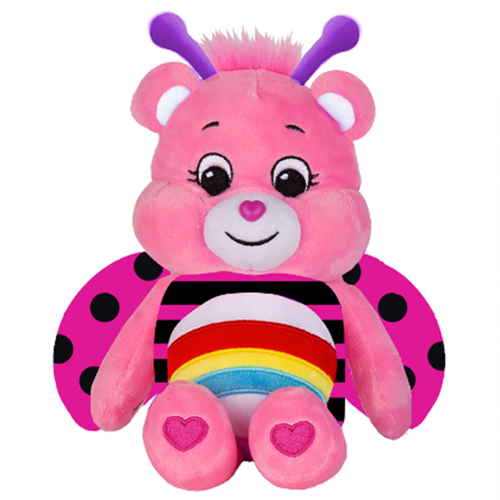 Care Bears Lady Bug Cheer Bear 9 Inch Bean Plush Collectable Toy for Ages 4+ 1
