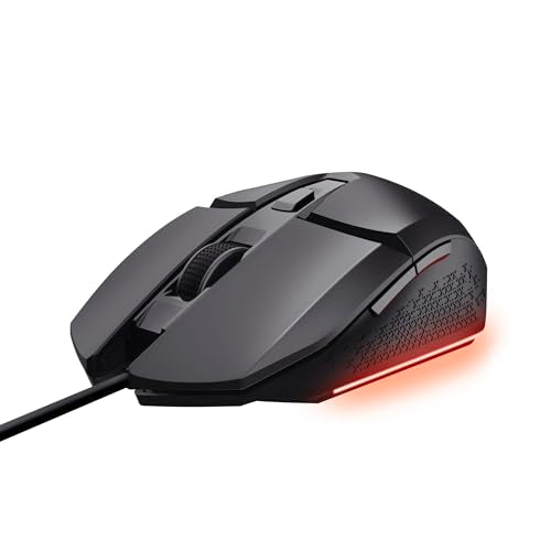 Trust Gaming GXTrust 1109 Vylax Gaming Mouse - 6 Programmable Buttons, 200-6400 DPI, RGB LED Lighting, 1.5m Cable, Black 20