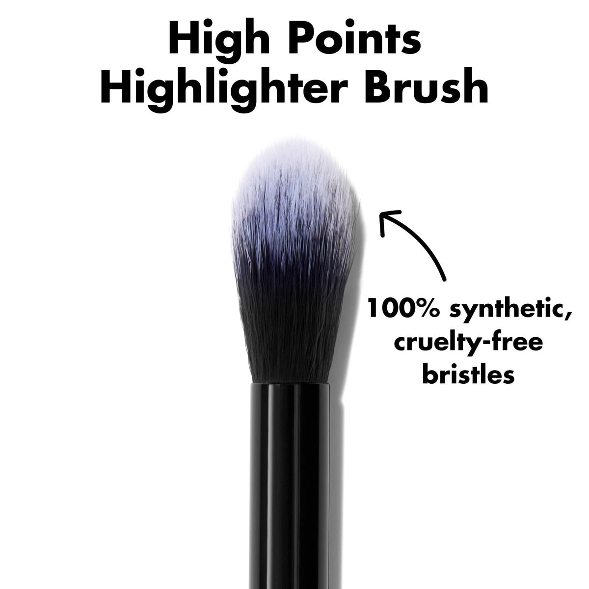 e.l.f. High Points Highlighter Brush - Tapered Design for Precise Highlighting
