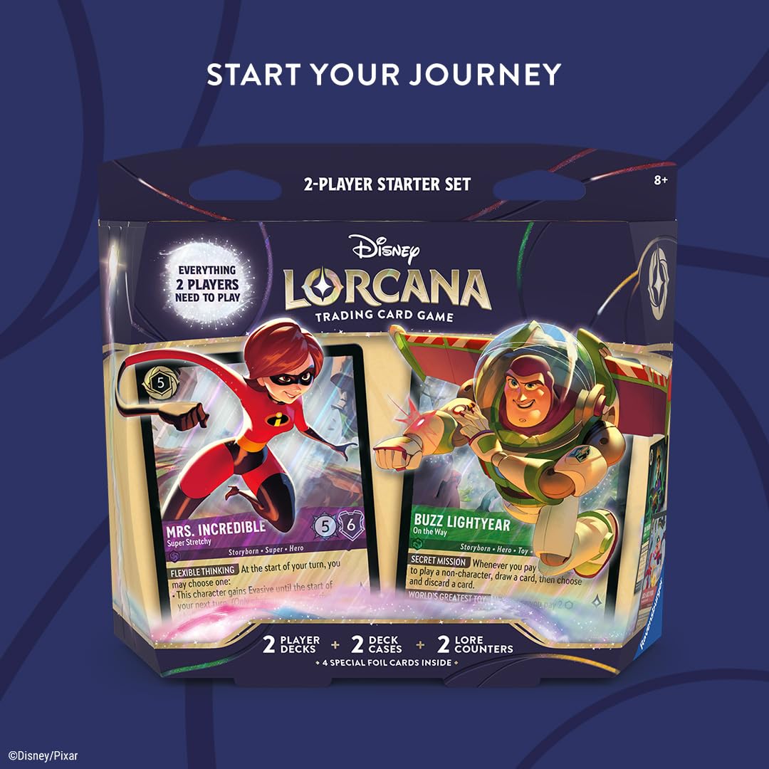 Ravensburger Disney Lorcana Trading Card Game Starter Set | 2 Players | Ages 8+ 5