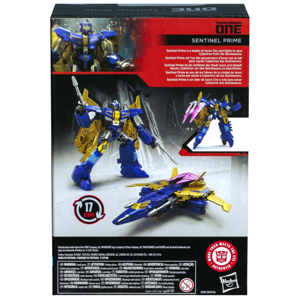 Transformers Studio Series Voyager Class Sentinel Prime Action Figure - 6.5 Inch | 3 Modes | Ages 8+ 2