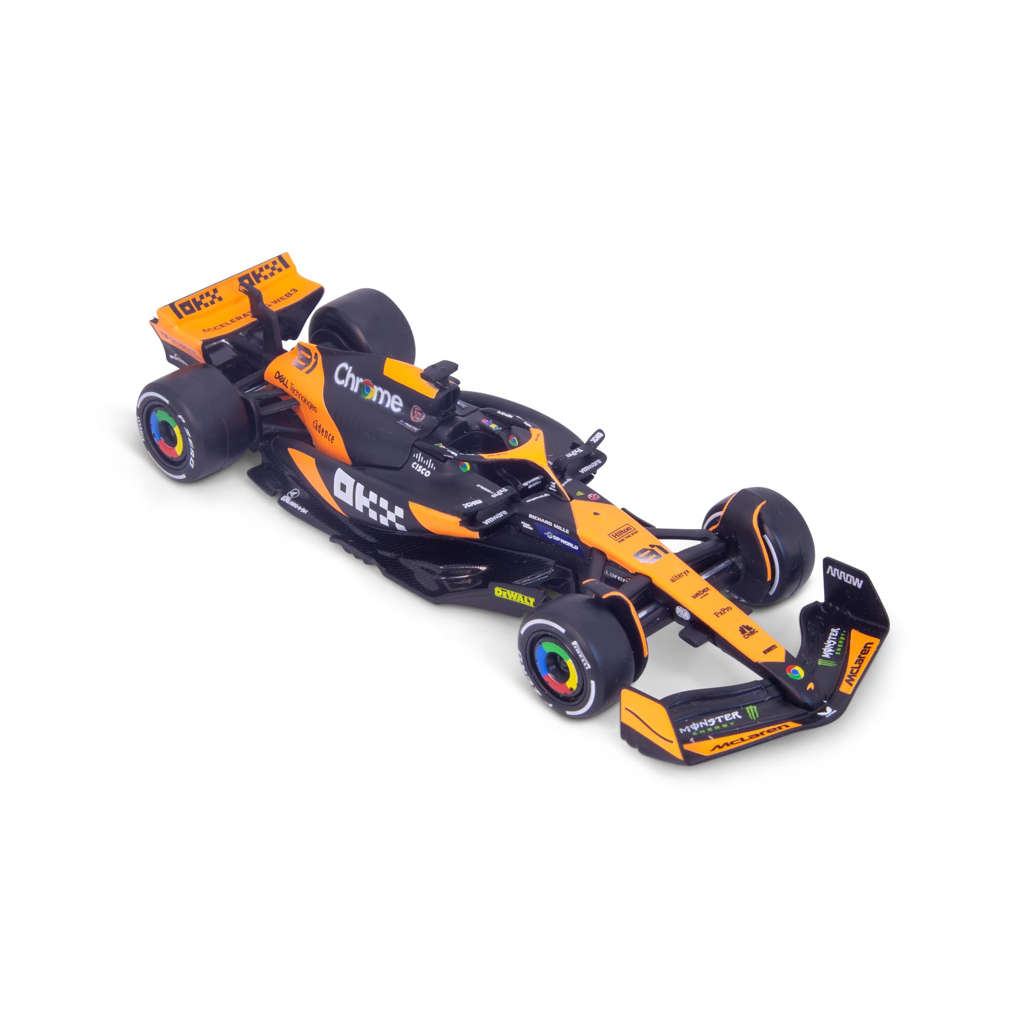 Bburago McLaren MCL38 F1 Car (2024) - Piastri | 1:43 Scale Diecast Replica 2