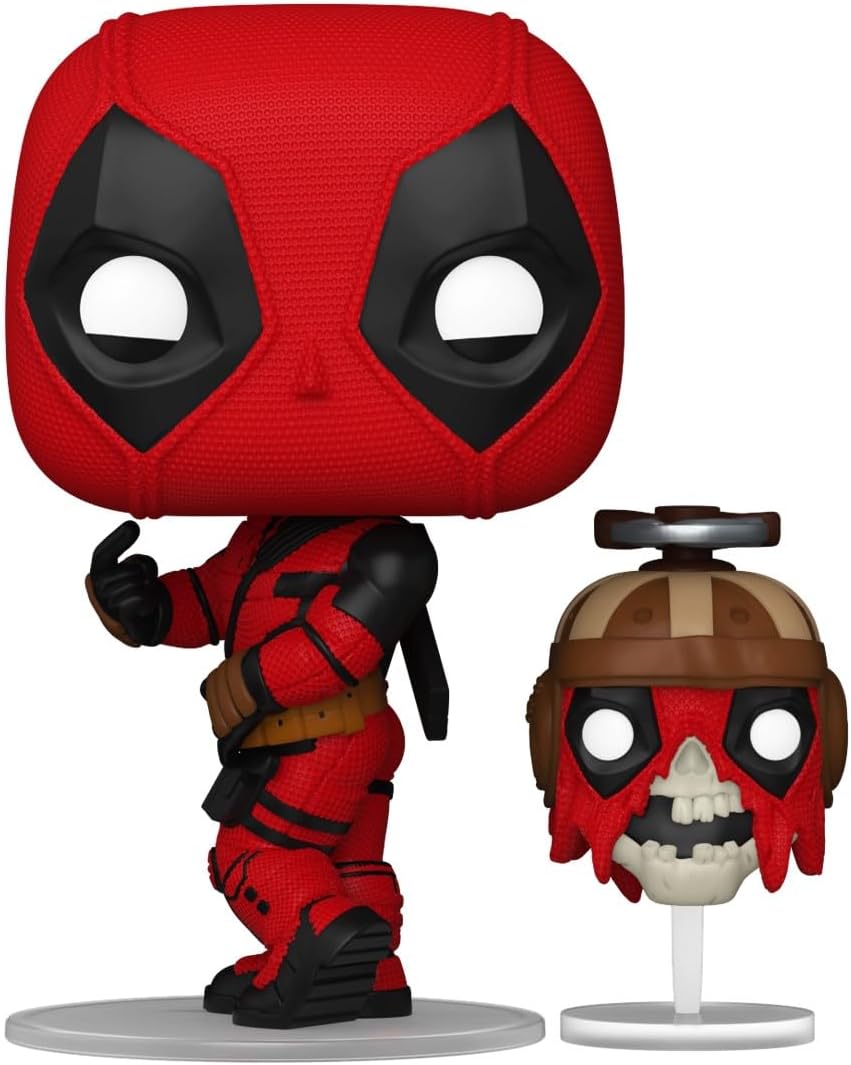 Funko Pop! Deadpool & Wolverine - Deadpool with Headpool Vinyl Figure 2