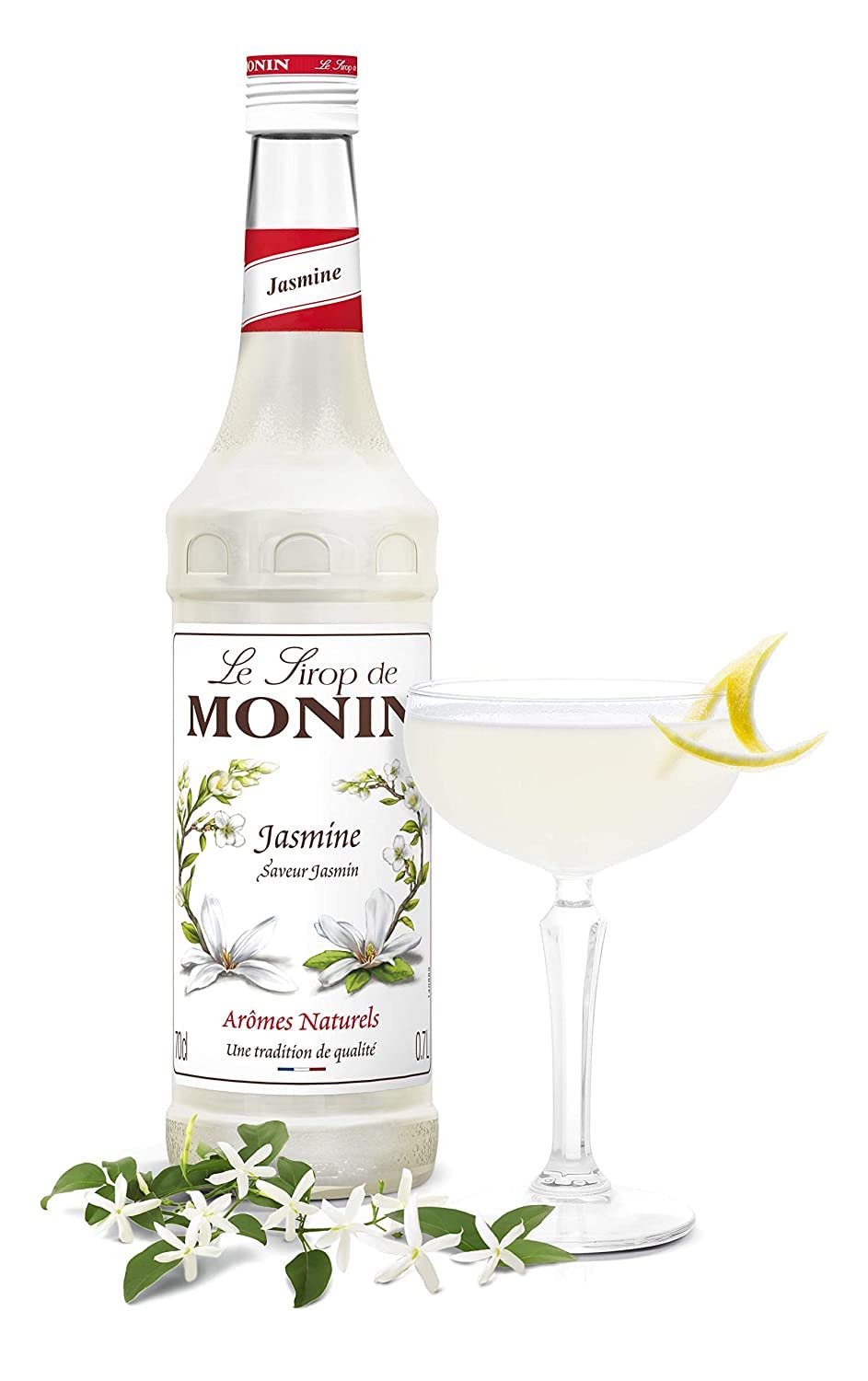 Monin Premium Jasmine Syrup - Floral Notes for Cocktails & Mocktails | 700ml Glass Bottle 6
