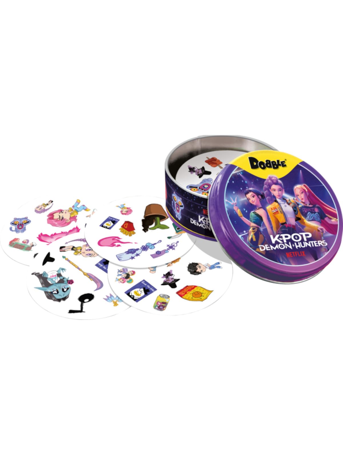 Asmodee Dobble K-POP Demon Hunters Family Card Game | Ages 6+ | 2-8 Players 2