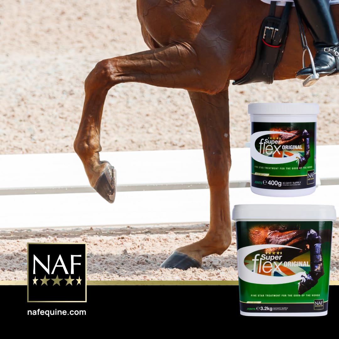 NAF Five Star Superflex Joint Supplement for Horses - 1.6kg Powder | High Glucosamine & MSM 6