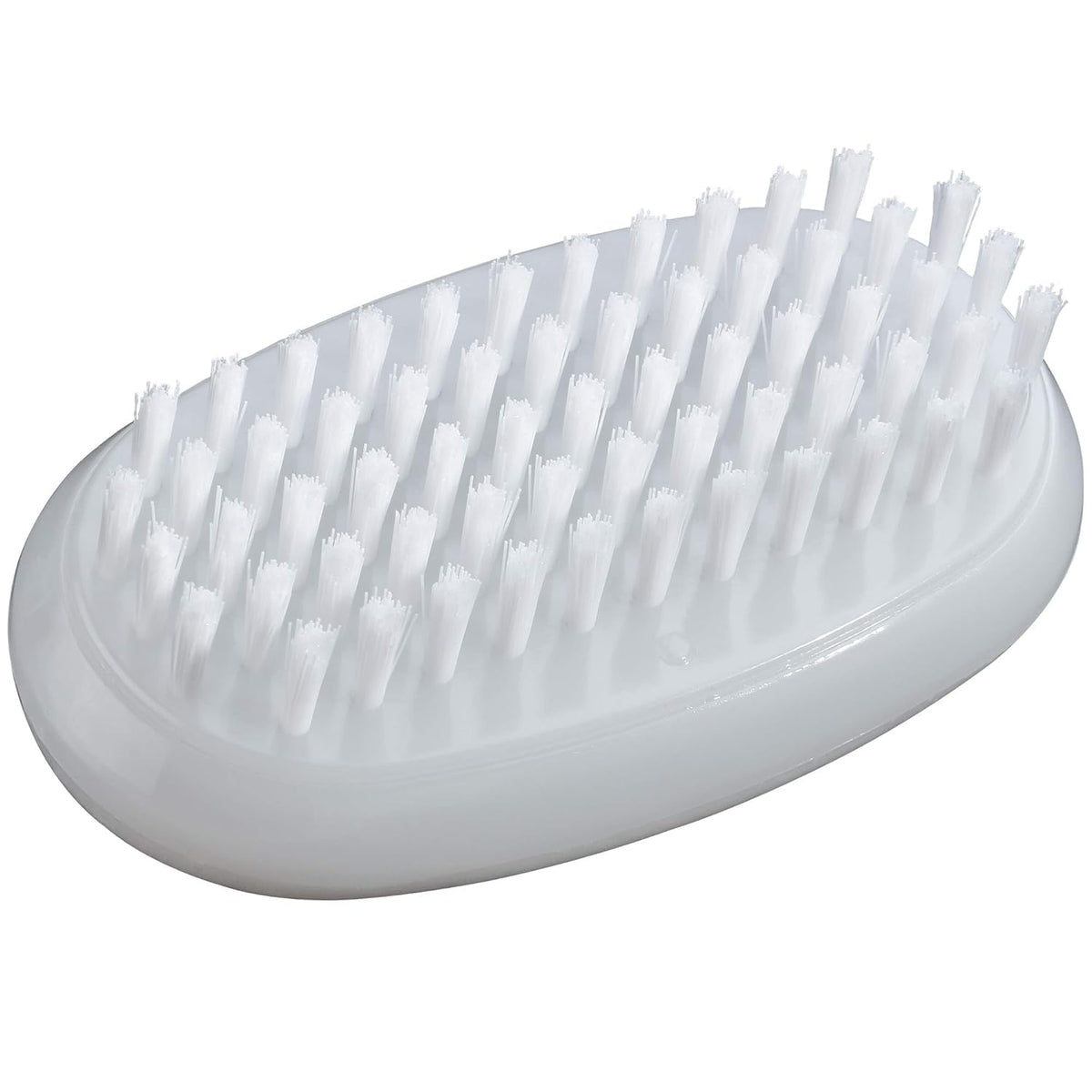 Tweezerman Dual Nail Brush - Two-Sided Cleaning for Nails & Hands | Plastic | White 2