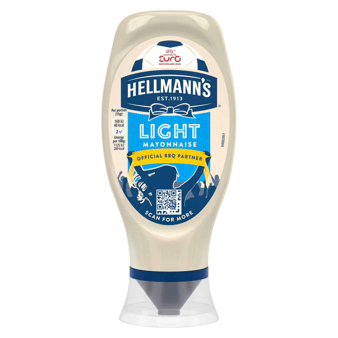 Hellmann's UEFA WOMEN'S EURO 2025* Limited Edition Light Mayonnaise Squeeze Bottle