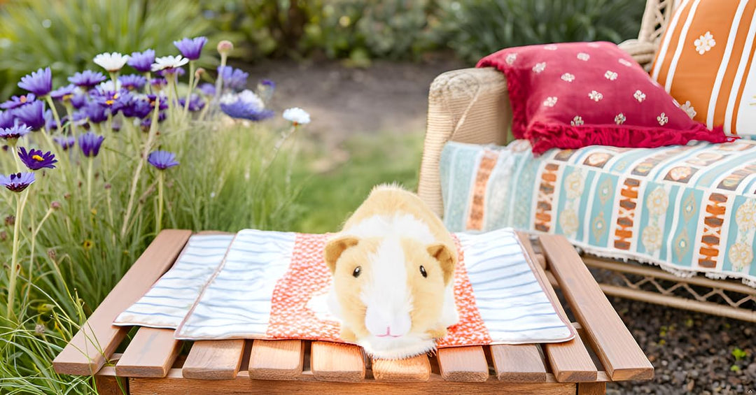 Zappi Co Recycled Plush Guinea Pig - Eco-Friendly Stuffed Animal for Kids 0-15 Years