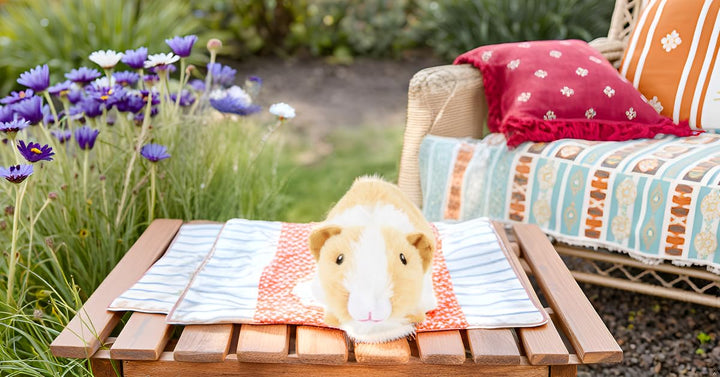 Zappi Co Recycled Plush Guinea Pig - Eco-Friendly Stuffed Animal for Kids 0-15 Years