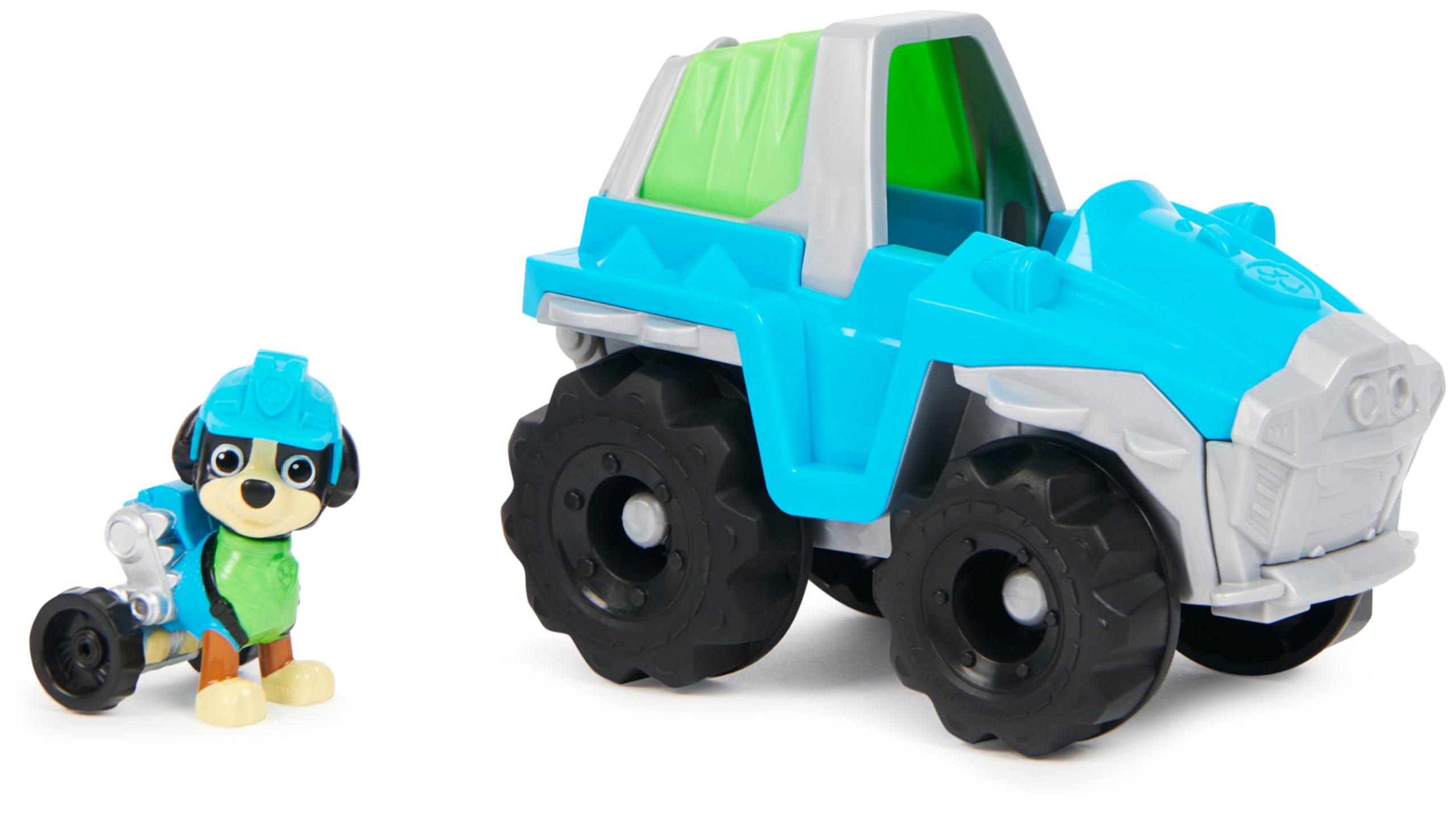 Paw Patrol Rex’s Dinosaur Rescue Vehicle with Collectible Action Figure - Sustainably Made Toy Truck for Kids 3+ 1