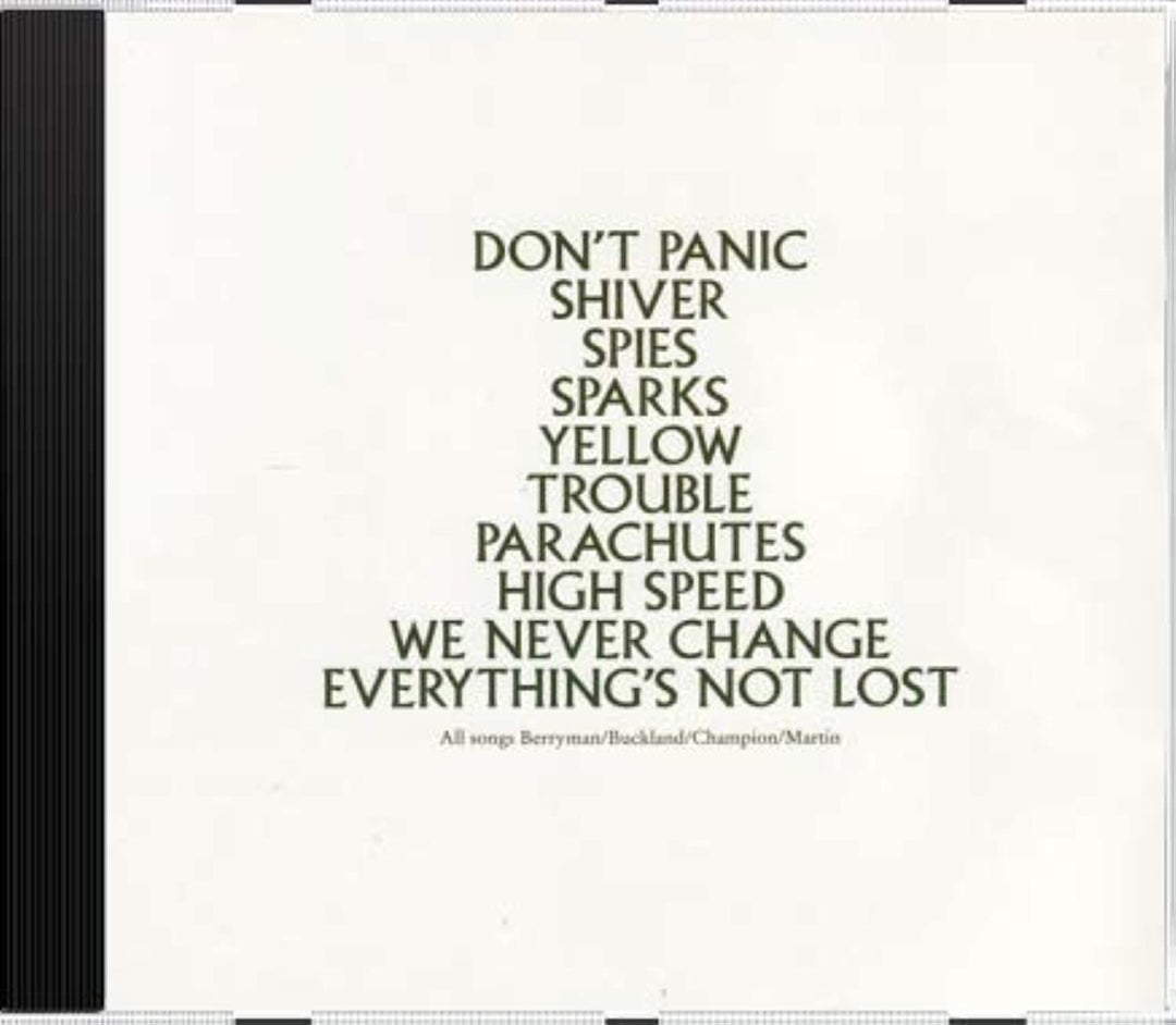 Coldplay - Parachutes Audio CD