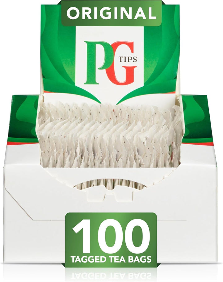 PG Tips - String and Tag One Cup Everyday Tea Bags (Pack of 100)